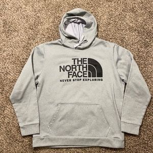 North Face grey hoodie